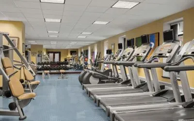 Fitness center available at Sofitel Philadelphia At Rittenhouse Square.