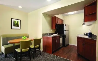 Kitchen area at Hyatt House Pleasanton.
