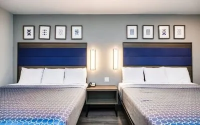 Day use room at Palace Inn Blue Copperfield.