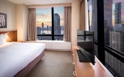 Day use room with city views at Millennium Downtown New York.