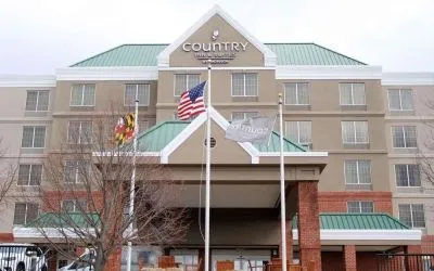 Hotel exterior at Country Inn & Suites By Radisson, BWI Airport.