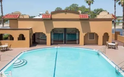 Outdoor pool at Days Inn By Wyndham St Augustine/Historic Downtown.