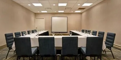 Professional meeting room at Four Points By Sheraton Boston-Newton.