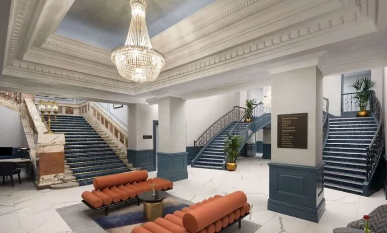 Lobby lounge at DoubleTree By Hilton Brighton Metropole.