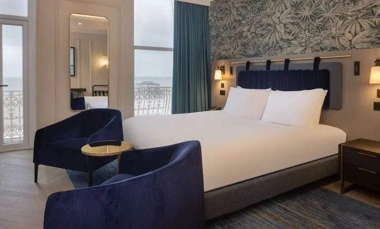 King room with lounge seating at DoubleTree By Hilton Brighton Metropole.