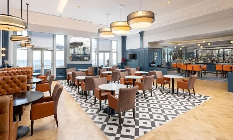 Hotel restaurant at DoubleTree By Hilton Brighton Metropole.