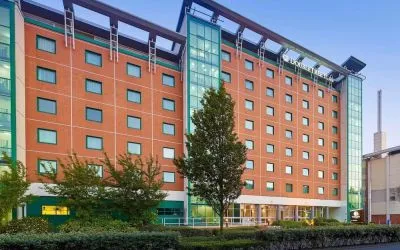 Hotel exterior at DoubleTree By Hilton Woking.