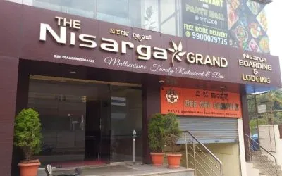 Hotel exterior at The Nisarga Grand.