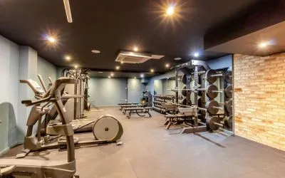 Fitness center available at The Wesley Euston Hotel.