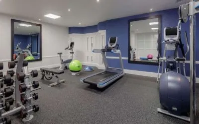 Fitness center available at  Hilton London Euston. 