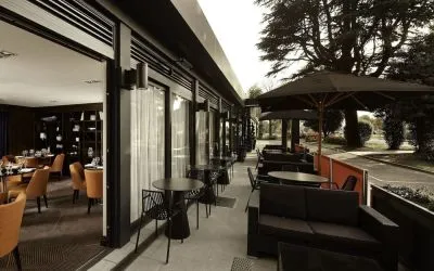 Breezy patio at DoubleTree By Hilton London - Ealing.