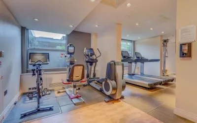 Fitness center available at DoubleTree By Hilton London - Ealing.
