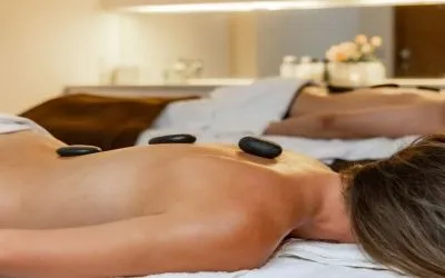 Hot stone massage available at Hilton London Heathrow Airport Terminal 5.