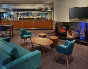 Hotel bar at DoubleTree By Hilton Manchester Airport.