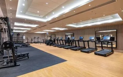 Fitness center available at Hilton London Metropole. 