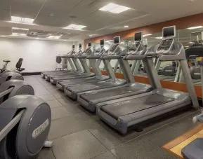 Fitness center at Hilton Leicester.