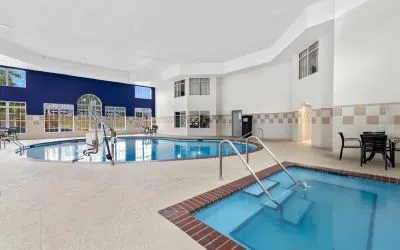 Indoor poor at Comfort Inn & Suites Nashville.