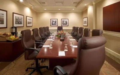 Professional meeting room at DoubleTree By Hilton Sunrise.