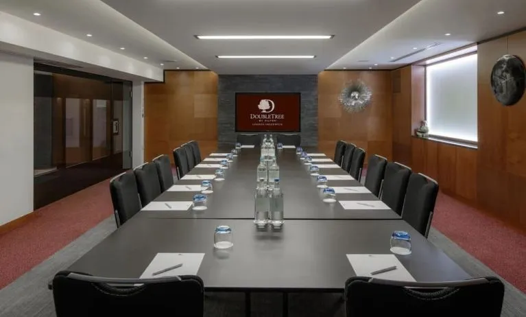 Professional meeting room at DoubleTree by Hilton London Greenwich.