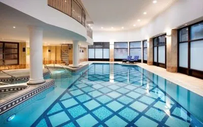 Relaxing indoor pool at Doubletree by Hilton Glasgow Central.