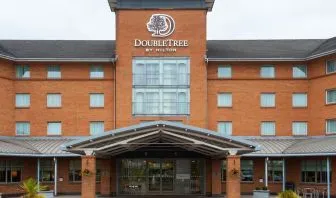 Hotel exterior at Doubletree by Hilton Glasgow Strathclyde.