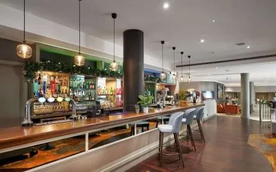 Hotel bar at DoubleTree by Hilton Swindon.