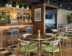 Hotel bar at Leonardo Royal Hotel Edinburgh.