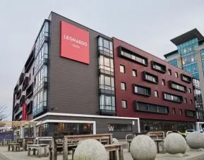 Hotel exterior at Leonardo Hotel Newcastle Quayside.