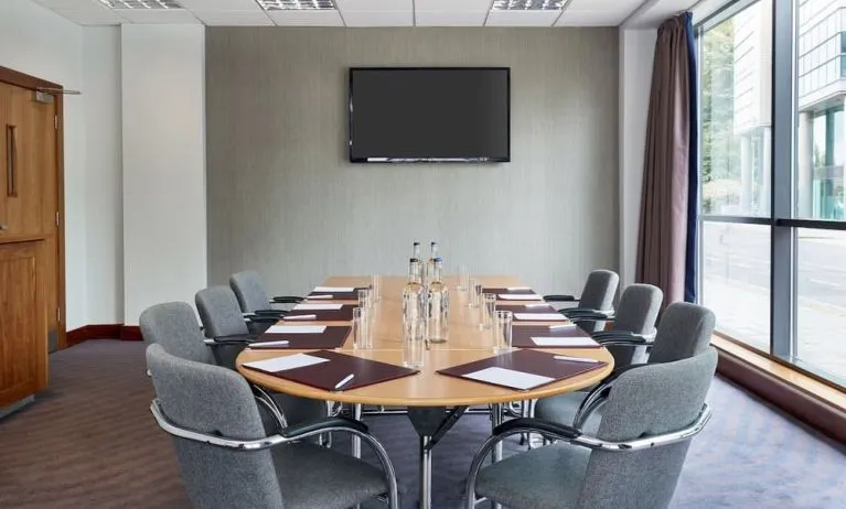 Professional meeting room at Leonardo Hotel Newcastle Quayside.