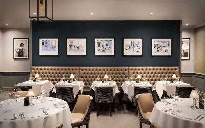 Dining area perfect for coworking at Leonardo Hotel And Conference Venue Hinckley Island.