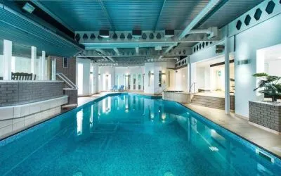 Refreshing indoor pool at Leonardo Hotel Edinburgh Murrayfield.