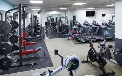 Well equipped fitness center at Leonardo Hotel Edinburgh Murrayfield.