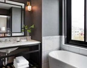 Hotel bathroom at Viceroy Washington DC.