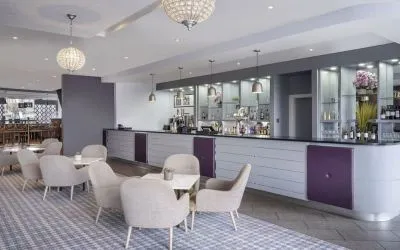 Hotel bar at Leonardo Hotel Leeds.