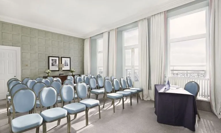 Professional meeting room with natural light at The Grand Brighton.
