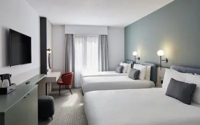 Three bed day use room at Leonardo Hotel Dublin Parnell Street.