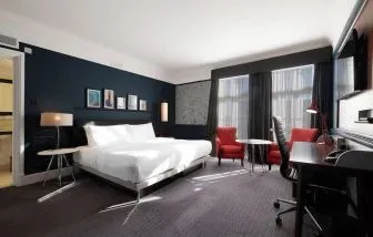 Day use room with work desk at The Dilly.