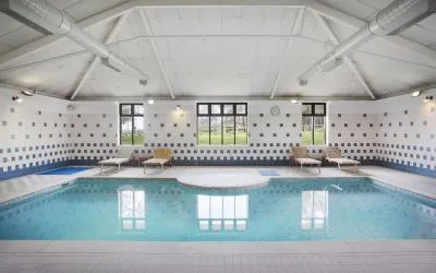Indoor pool at Leonardo Hotel East Midland Airport.