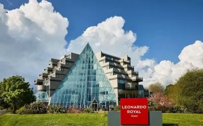Hotel exterior at Leonardo Hotel Southampton Grand Harbour.