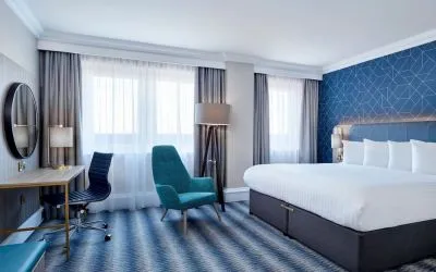 Day use room with natural light at Leonardo Hotel Southampton Grand Harbour.