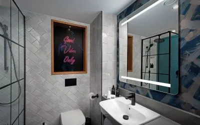 Private bathroom at NYX Dublin Portobello.