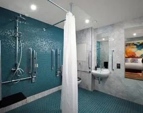Guest bathroom at NYX Dublin Portobello.