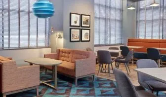 Cozy couches at Leonardo Hotel Southampton.
