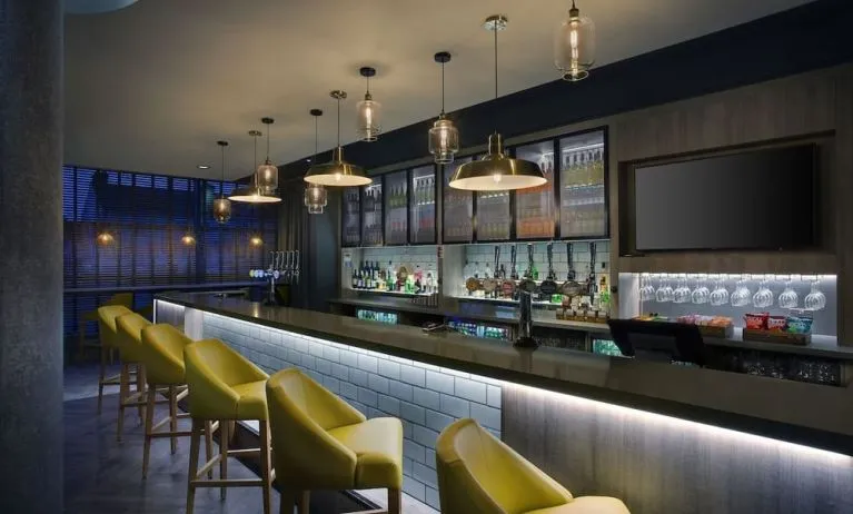 Hotel bar at Leonardo Hotel Swindon.