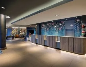 Hotel lobby and lounge at Leonardo Hotel Swindon.