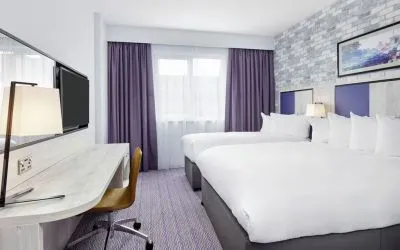 Two bed day use room at Leonardo Hotel Swindon.
