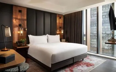 Modern day use room with natural light at The Gantry London, Curio Collection By Hilton.