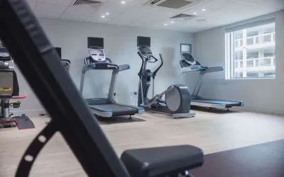Fitness center available at Hilton Garden Inn Birmingham Airport.
