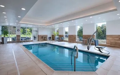 Indoor pool at TownePlace Suites Edgewood Aberdeen.