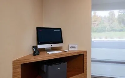 Business center at TownePlace Suites Edgewood Aberdeen.